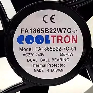 AC200 240V FA1865B22 原装 76W 散热风扇