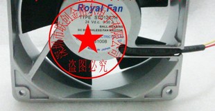原装 0.30A 日本ROYAL FAN 铝框直流散热风扇 STD12C7H 12038 24V