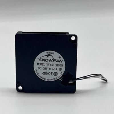 H2D拓竹风扇3D打印机配件热端散热4510涡轮小鼓风DC5V0.55A高转速