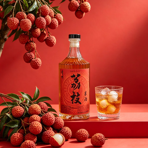 镇小甜荔枝果酒375ml天然发酵