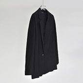 女廓形轻薄款 告别秋日黏腻 高密100全亚麻西装 黑色