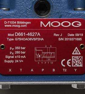 D661-4627A G75HOAO6VSP2HA # MOOG//穆格 比例伺服阀