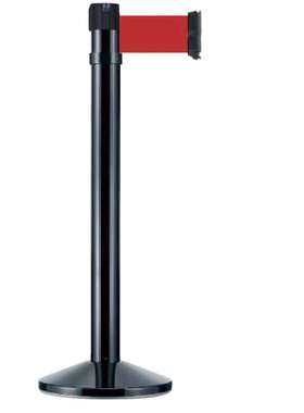 Viso RS410BKRE 4米红胶带后方的黑色铝制隔离栏