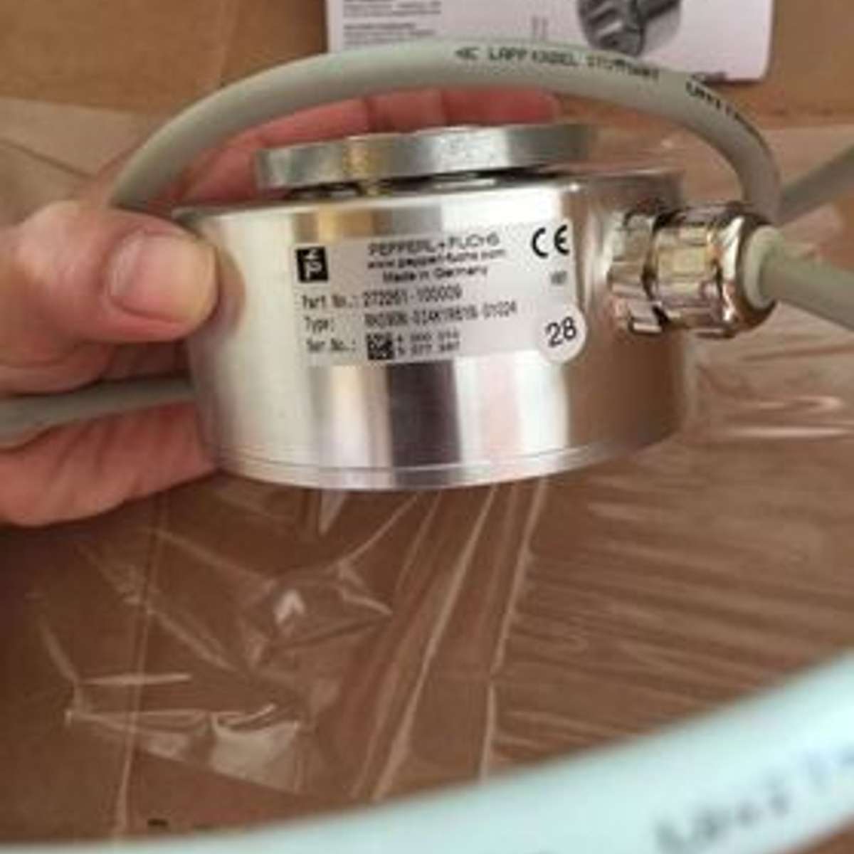 德国PF编码器RHI90N-0HAK1R6XN-01024倍加福增量式通孔光电