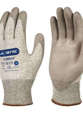 Skytec SKY46 CIRRUS 灰色尼龙尼龙工作手套 10号聚氨酯涂层