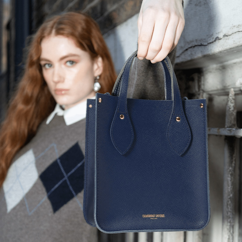 Cambridge Satchel英国剑桥包邮差手工牛皮单肩包10寸Mini Tote