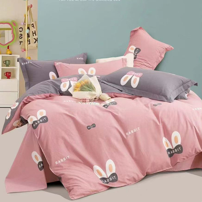 加厚全棉四件套磨毛秋冬床上用品被套罩180220240定制床笠1.35米