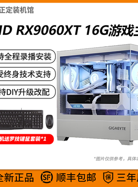 9060XT电脑主机9700X/7500F永劫无间台式机16G游戏电竞DIY主机
