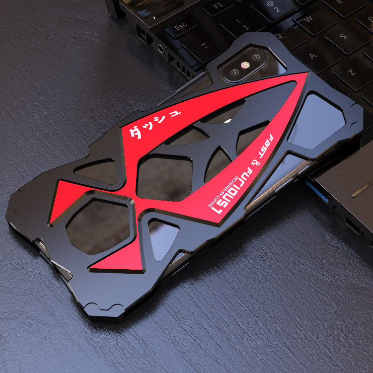 Luphie Roadster Sports Car Luxury Aluminum Metal Case Cover for Apple iPhone X