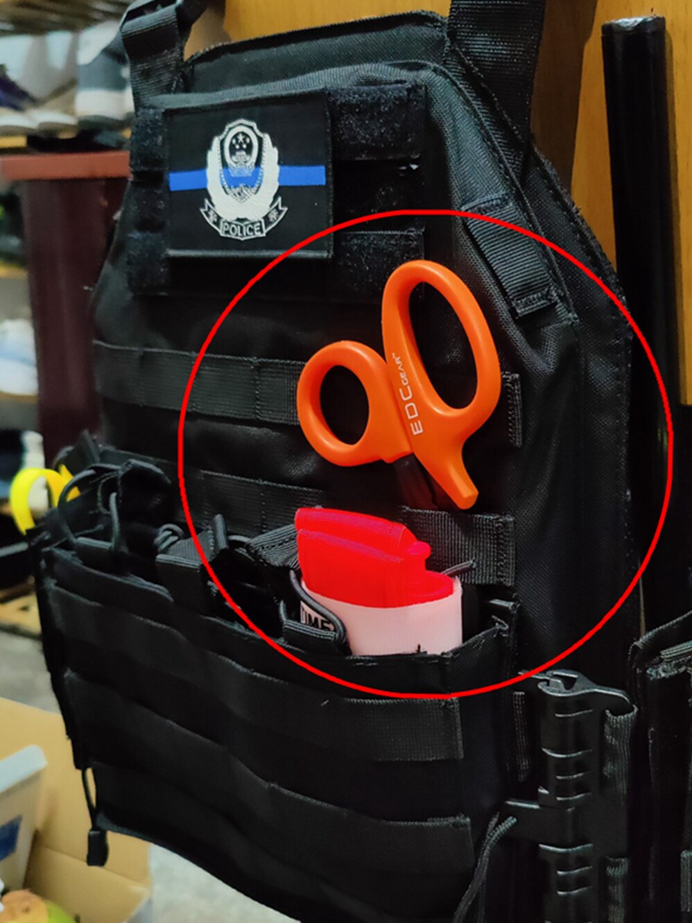 의료 응급 처치 생존 보조 가위 EMT 이빨 가위 두꺼운 배선 재단사 야생 야외 EDCGEAR 오일 왁스 가죽 커버