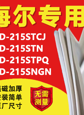海尔BCD215STCJ 215STN 215STPQ 215SNGN冰箱密封条门胶条磁吸条