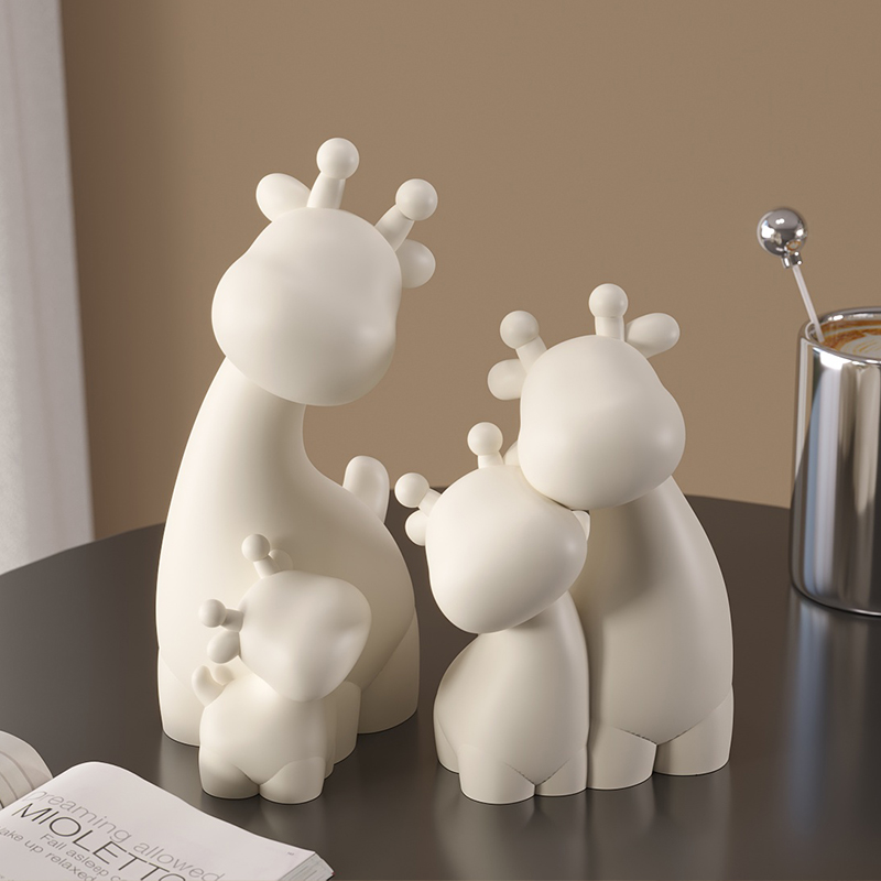 鹿摆件轻奢高档电视柜装饰品