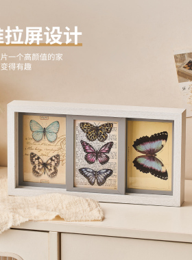 创意北欧相框摆件家用客厅装饰品