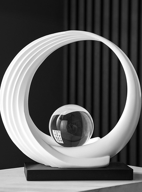 财源滚滚现代简约艺术摆件客厅轻奢高档玄关酒柜装饰品高级感小众