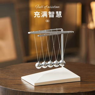 2025新款牛顿摆减压工具 办公室桌面摆件能量守恒科学玩具