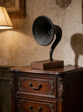 复古留声艺术摆件入户玄关装饰