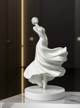 现代简约轻奢艺术人物摆件
