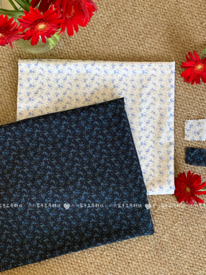 全棉60支印花布料复古韩系清新小碎花布料家居服发饰童装包包diy