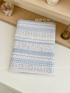 六六家全棉40支印花布料碎花小兔子面料家居服发饰童装布diy布料