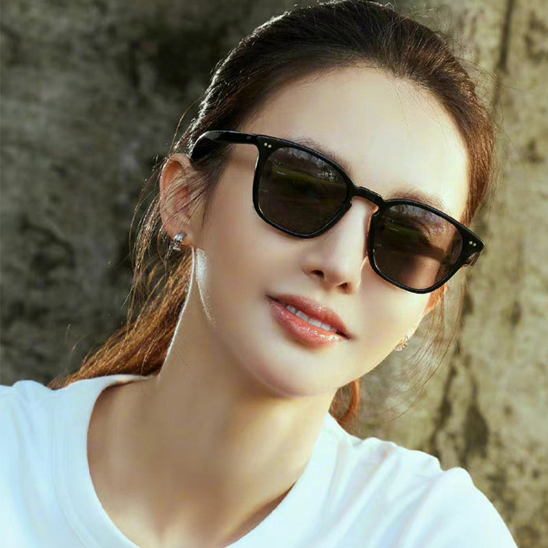 金晨同款墨镜女潮新款方形显瘦太阳镜网红明星复古眼镜开车偏光镜