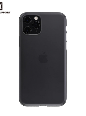 日本PowerSupport适用于iPhone11pro透明硬壳11proMax磨砂保护壳