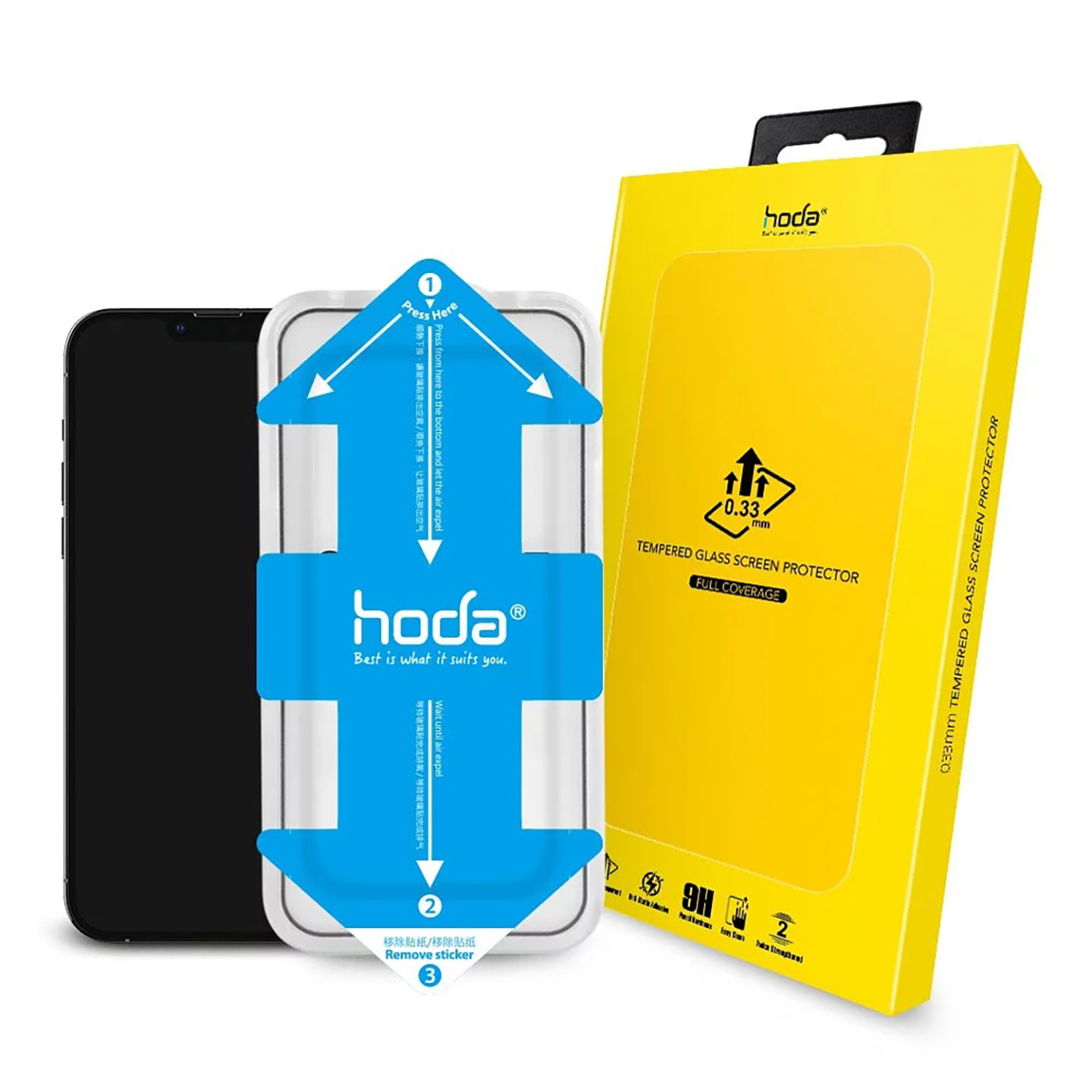 hoda适用于iPhone13promax钢化膜