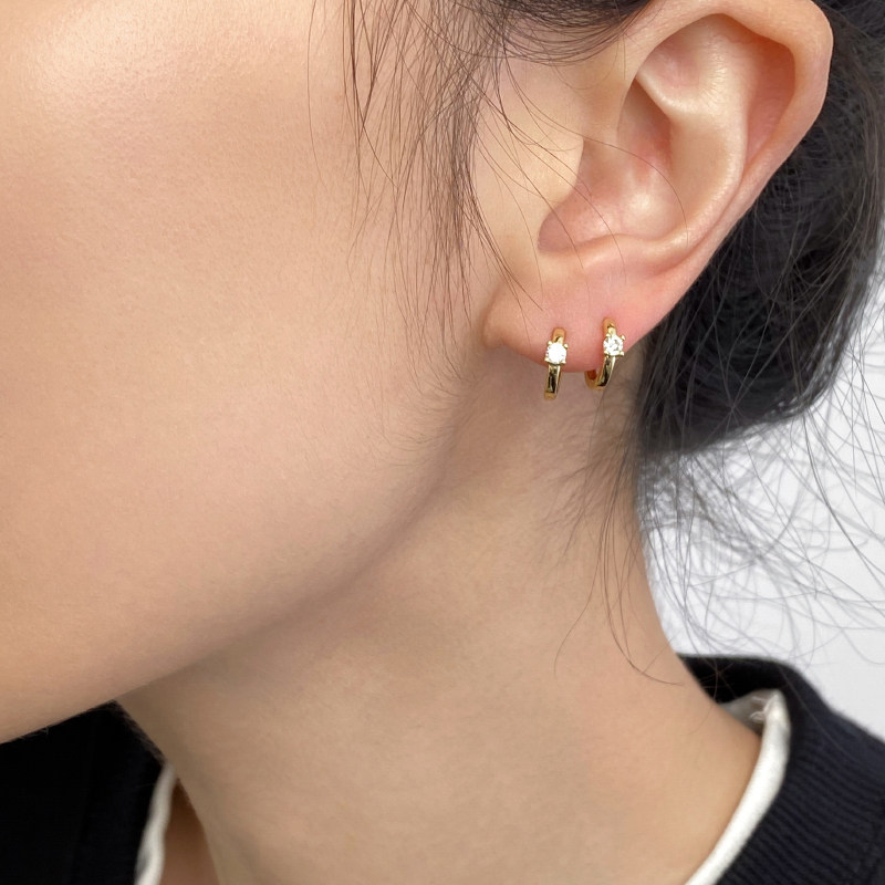 DOUDOUSTORE 简单小细节小钻小鼻妞锆石耳圈女迷你小巧简约简洁,饰品/流行首饰/时尚饰品新,耳钉,淘宝优惠券,粉丝福利购,淘宝优惠卷