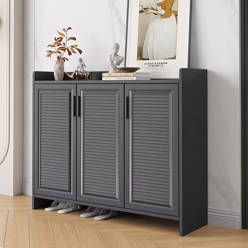 全铝合金鞋柜户外庭院防水防晒储物柜北欧家用门口别墅收纳柜定制