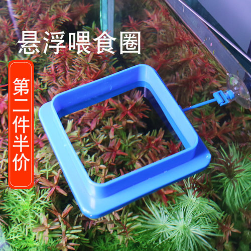 喂食圈鱼食鱼缸大型悬浮