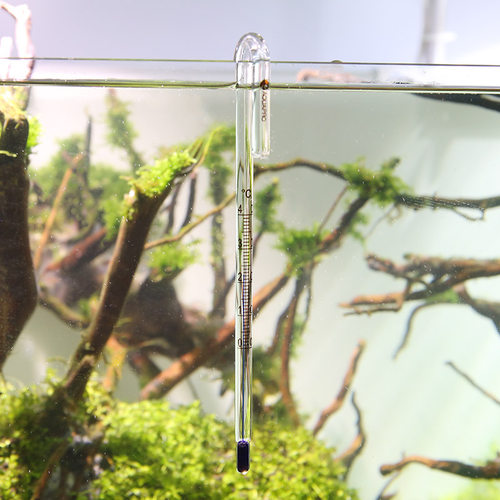 羡鱼挂钩鱼缸温度计水族专用草缸缸内玻璃水温计测水温用精度高小 - 封面