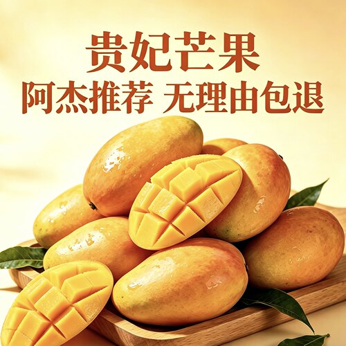 （坏果包赔）现摘海南贵妃芒精品新鲜当季水果