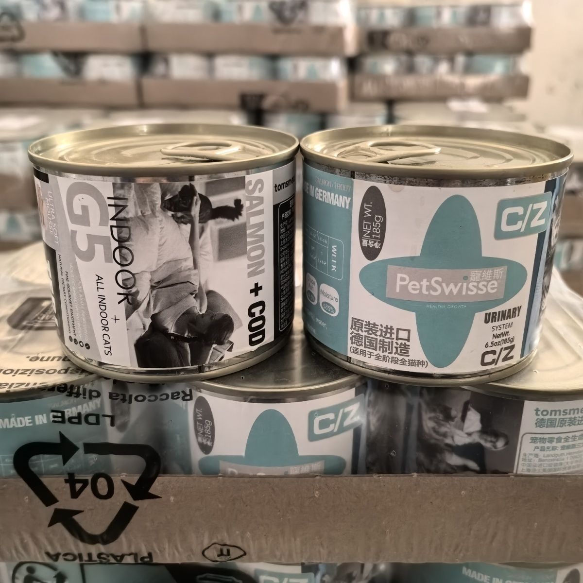 德国原装进口猫罐头185g汤恩贝成猫宠维斯全猫期幼猫成猫零食罐头