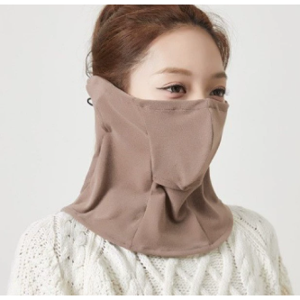 2025冬季男女保暖护颈户外骑行防风面罩口罩韩版围脖立体