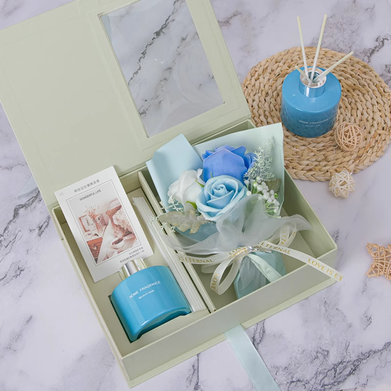 生日礼物女生实用礼品小众高级感永生花香薰套装高档母亲节送妈妈