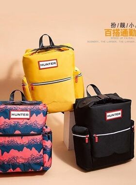 猎人双肩包新款大容量学生时尚轻便防水旅行书包背包