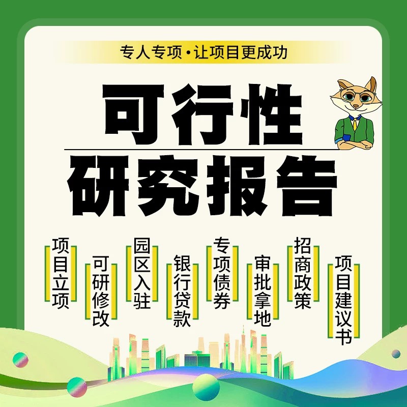 商业计划书撰写代做可行性研究报告制作项目创业融资ppt方案策划