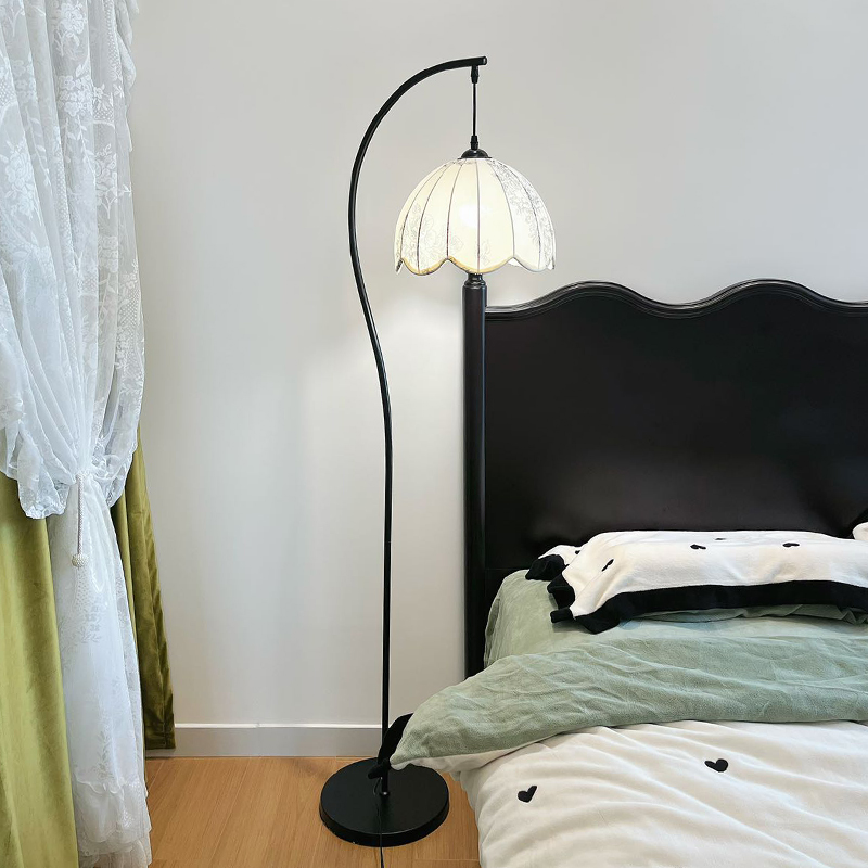 中古风钓鱼灯落地灯客厅