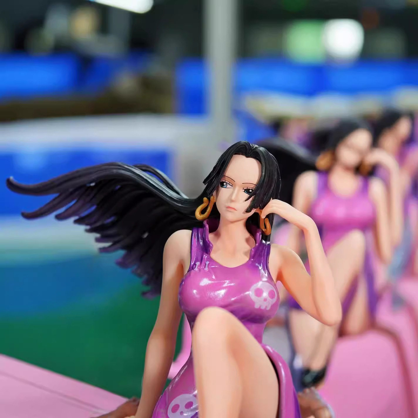 海贼王 gk 第6弹 七武海 女帝 bt 汉库克 坐姿 旗袍 蛇姬盒装手办
