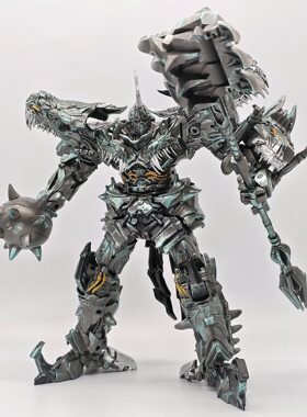 百微TW-1034钢索领主 原大钢索 变5电影版SS钢索 恐龙变形玩具