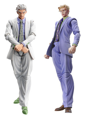 超像可动JOJO奇妙冒险皇后杀手替身吉良吉影紫色白色可动手办模型