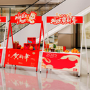 包邮 厂家直销市集商场活动铁艺展示架摊位促销 折叠摆摊桌夜市花车