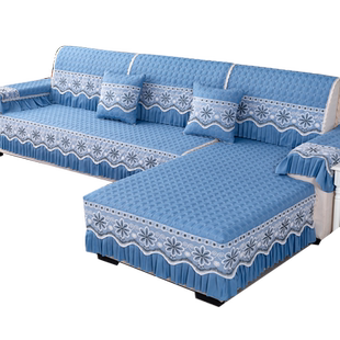 沙发垫四季通用防滑坐垫简约现代沙发套全包萬能套罩靠背垫盖布