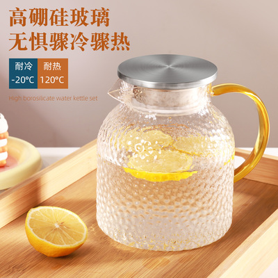 创得高硼硅玻璃冷水壶套装