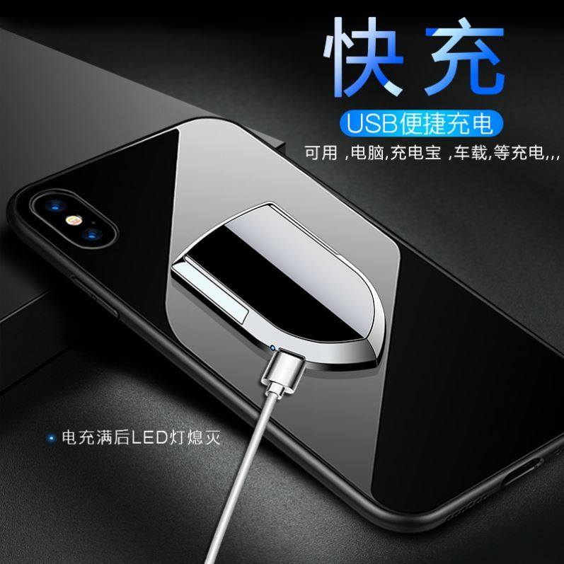 指环扣盾牌usb创意风手机支架