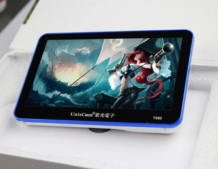 紫光T680 5寸觸摸屏按鍵高清MP5MP4播放器電子書朗讀詞典超大外放