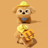 air 适用韶音opendots t511连体盒棕色小狗 t921保护壳t920耳机壳t910蓝牙openfit noe e310保护套openfit