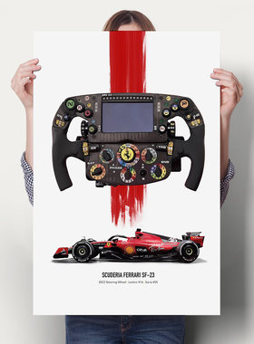 大学寝室F1方程式赛车海报挂画