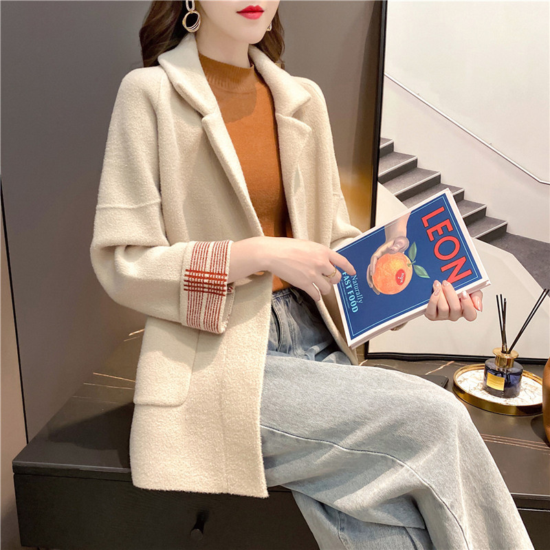 2025秋冬新款双面呢子大衣女外套开衫女士时尚气质短韩版百搭显瘦