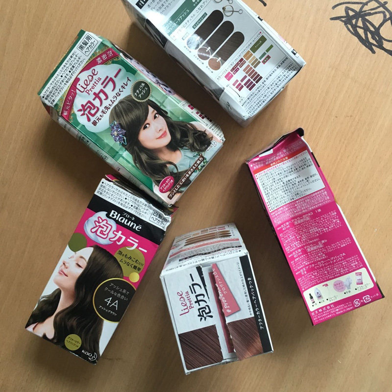 包装挤压内部完好   不影响使用   花王PRETTIA 泡沫染发剂染发膏