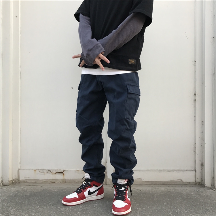 冬款hip-hop加肥加大码潮男长裤